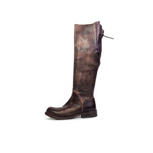 BED STU Boots 8 Handcrafted Brown Vintage Leather Knee High Boots Womens